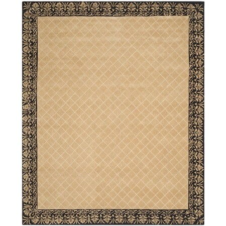 Safavieh 4 x 6 ft. Total Performance Hand Hooked Small Rectangle Area Rug, Ivory & Chocolate TLP755B-4